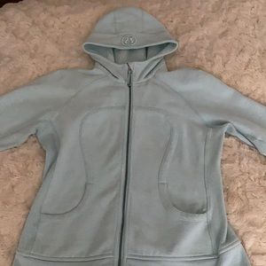 Lululemon light blue Scuba hoodie